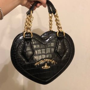 Vivienne westwood heart bag with crossbody straps